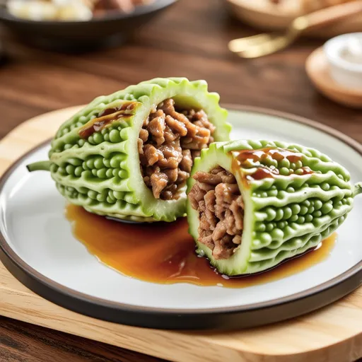 Stuffed Bitter Melon with Pork