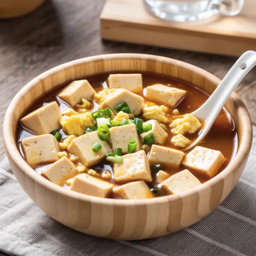 Tofu and Fried Tofu Egg Simmer