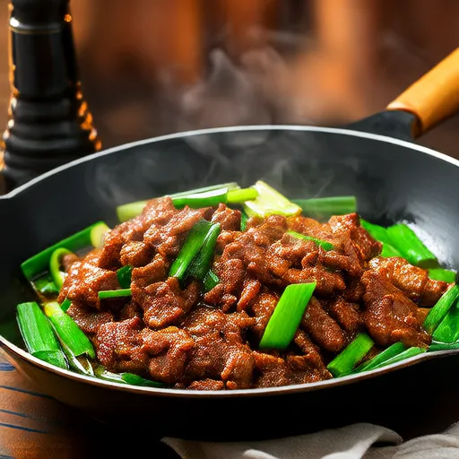 Easy Stir-Fried Beef with Scallions