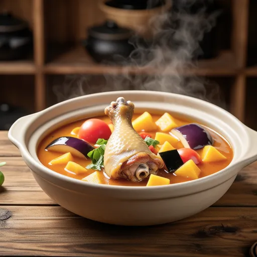 Bone-in Chicken and Summer Vegetable Soup Curry