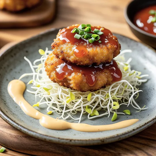 Tsukune Burgers with Grated Daikon Sauce