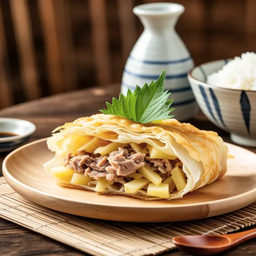 Tuna Potato Japanese-style Galette