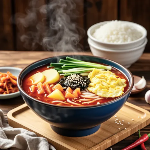 Spicy Korean Jang Kalguksu