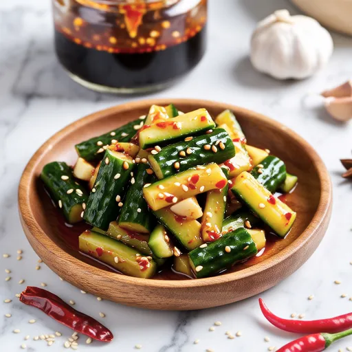 Fresh and Crunchy Cucumber Doenjang Salad