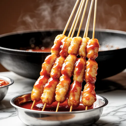 Tteok-kkochi (Korean Rice Cake Skewers)