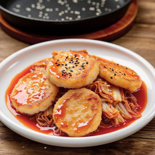 Fish Cake and Cabbage Stir-fry with Ketchup