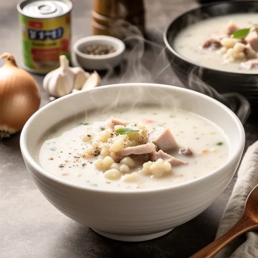 Fuwa Toro Milk Soup with Wheat Gluten and Tuna