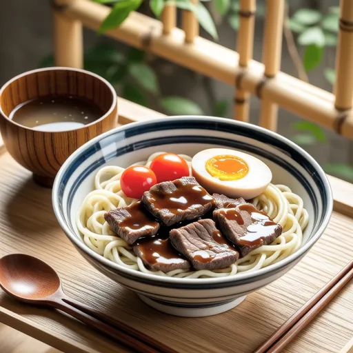 Beef Sukiyaki Cold Udon