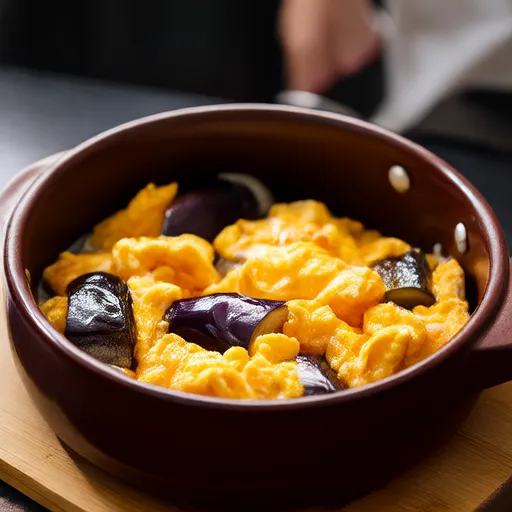 Eggplant Stir-Fry with Eggs