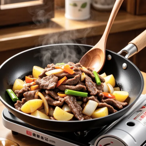 Beef and Potato Stir-fry