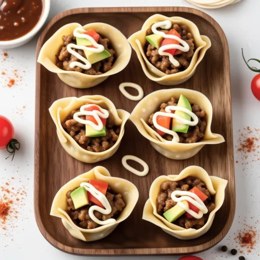 Cup Taco Style Appetizer