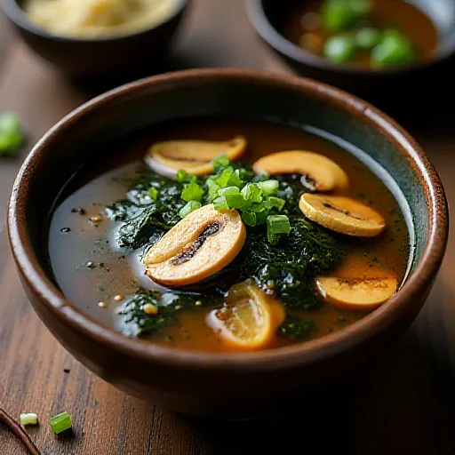 Shiitake Mushroom Seaweed Soup