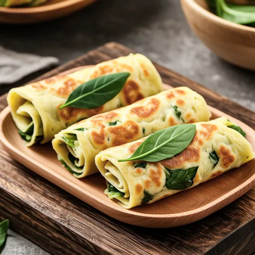 Quick and Easy Perilla Leaf Spam Pancakes