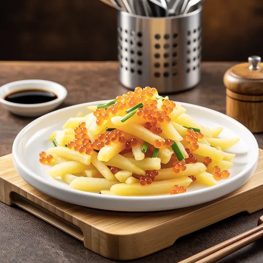 Stir-fried Potatoes with Pollock Roe