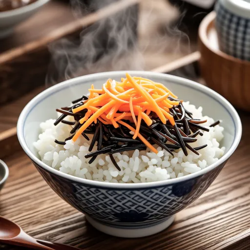 Hijiki and Shirasu Mixed Rice