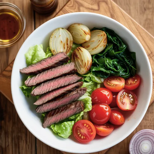 Turnip and Beef Gourmet Salad