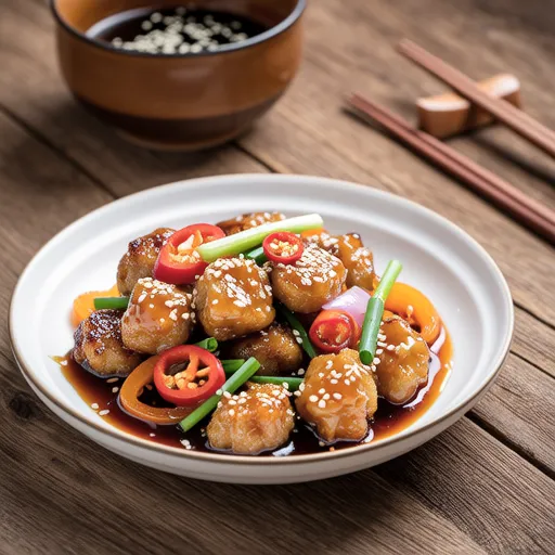 Soy Sauce Stir-fried Fish Cake