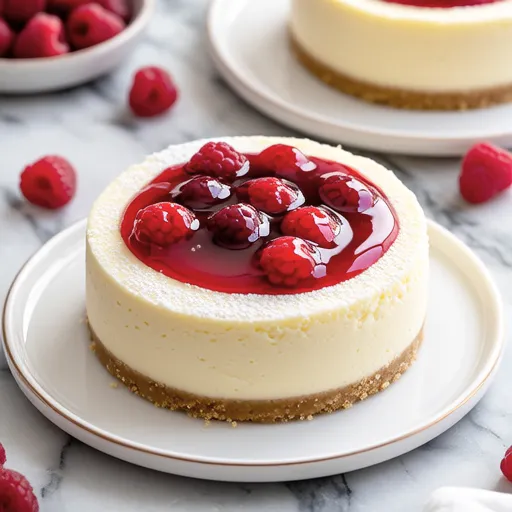 No-Oven Rare Cheesecake with Berry Jelly