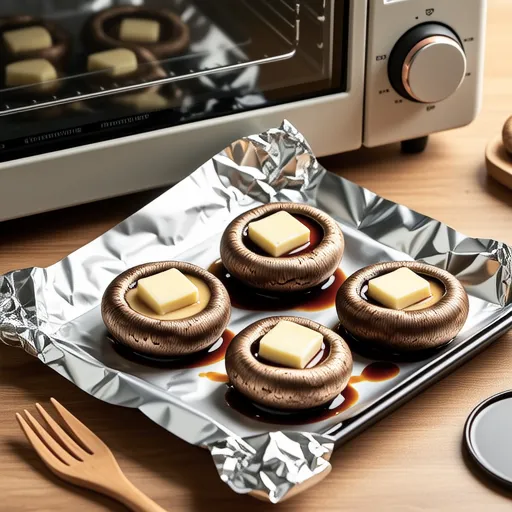 Shiitake Mushroom Foil Bake