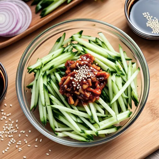 Baek Jong Won's Cucumber Chive Salad