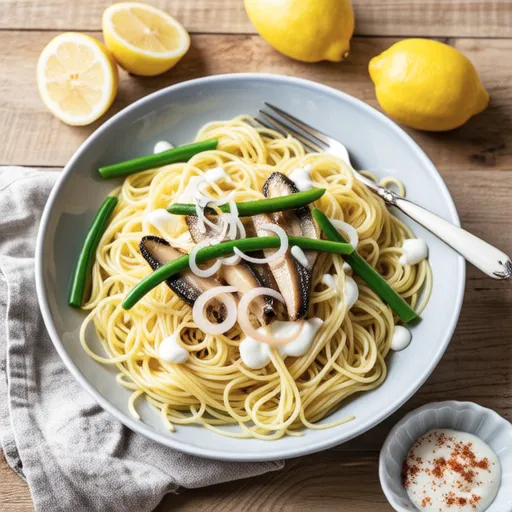 Norwegian Salted Mackerel Lemon Cream Pasta