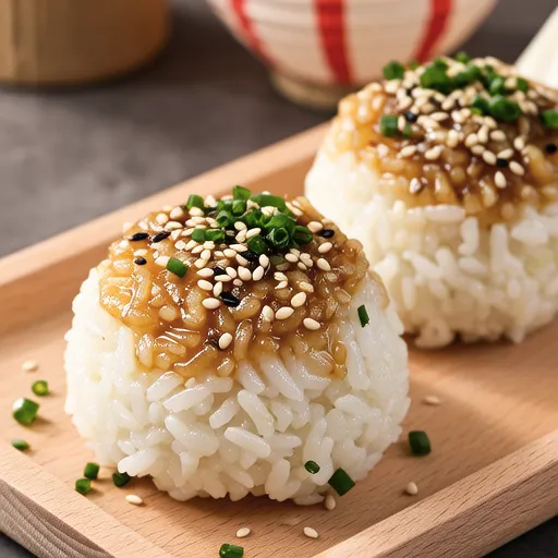 Grilled Rice Balls with Shiso Miso
