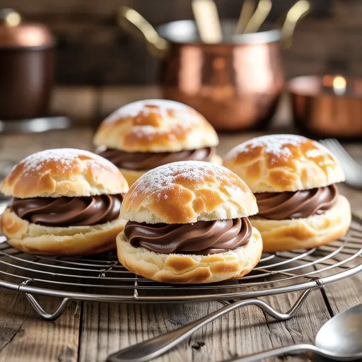 Choco Emong Cream Puffs