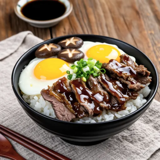 Beef Sukiyaki Rice Bowl