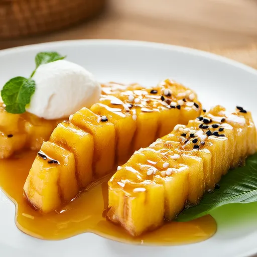 Thai-Style Honey Banana Dessert