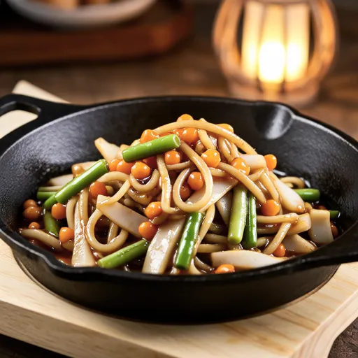 Gobou and Chikuwa with Cod Roe Butter Stir-fry
