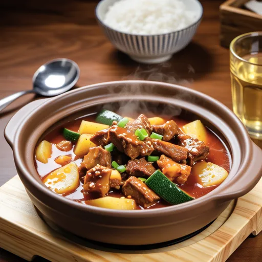 Spicy Pork Gochujang Stew