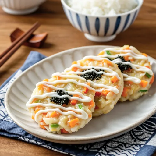 Hijiki and Hanpen Mayo Bake