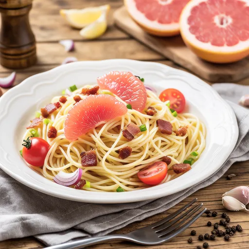 Grapefruit Salad Pasta
