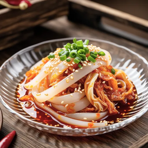 Konjac Stir-fry with Kimchi and Mayo