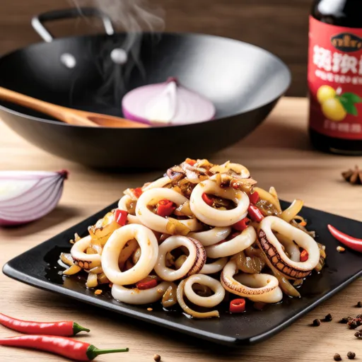 Squid and Onion Stir-fry