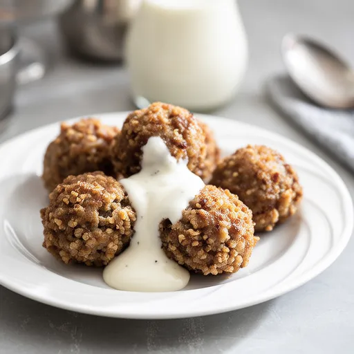 Meatballs with Yogurt Sauce