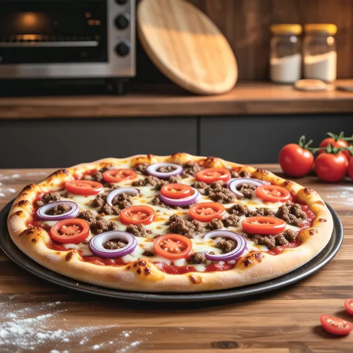 Hamburger Pizza