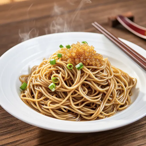 Stir-fried Shirataki Noodles with Cod Roe