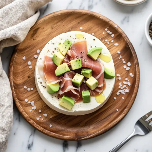 Avocado and Prosciutto Western-style Shiraae