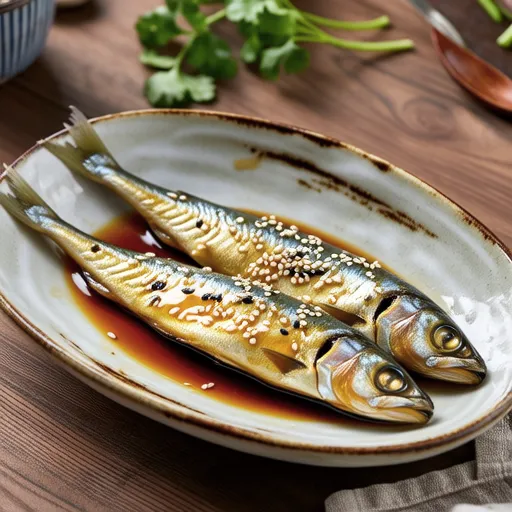 Grilled Sardines with Sesame