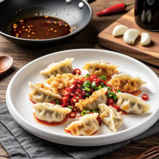 Easy and Simple Spicy Fried Dumplings