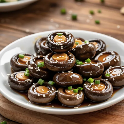 Mini Braised Mushrooms