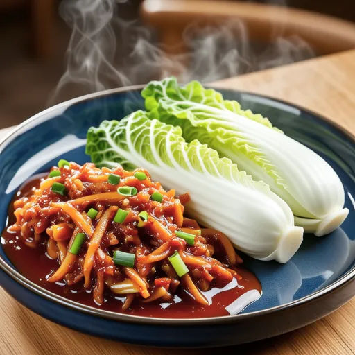 Tuna Ssamjang with Steamed Cabbage