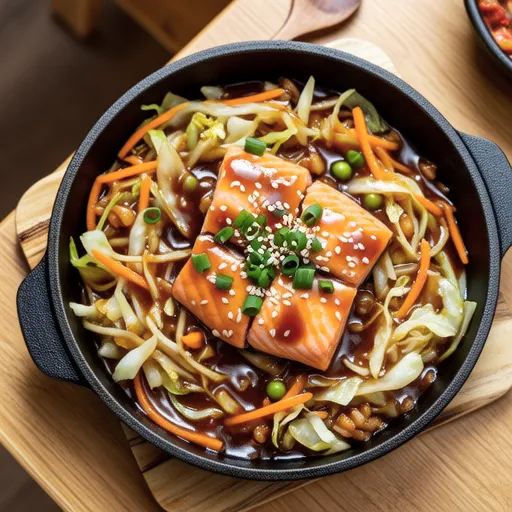 Salmon Kimchi Chanchan-yaki