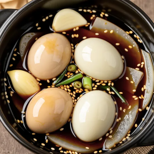 Quail Egg and Konjac Soy Sauce Braised Dish