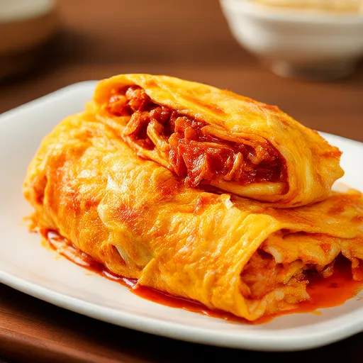 Kimchi Egg Roll