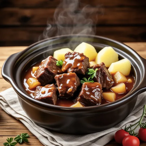 Pressure Cooker Beef in Red Wine Sauce