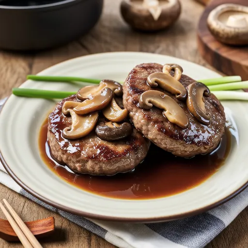 Japanese Style Simmered Hamburg Steak
