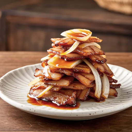 Pork Komagire Tatsuta-age Tower