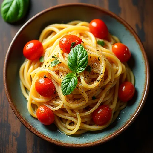 Pasta al pomodoro e basilico